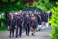 Students’ moving walk in memory of lost classmates