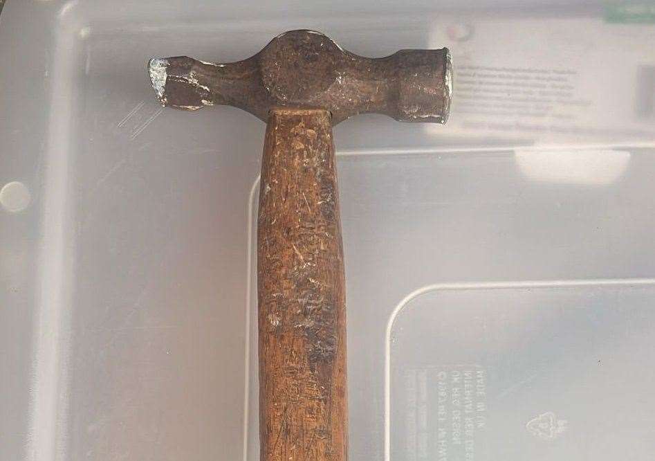 A hammer was seized and a 15-year-old arrested. Picture: BTP