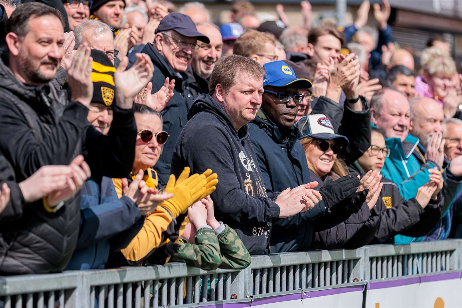 Maidstone fans have had plenty to cheer this season. Picture: Helen Cooper