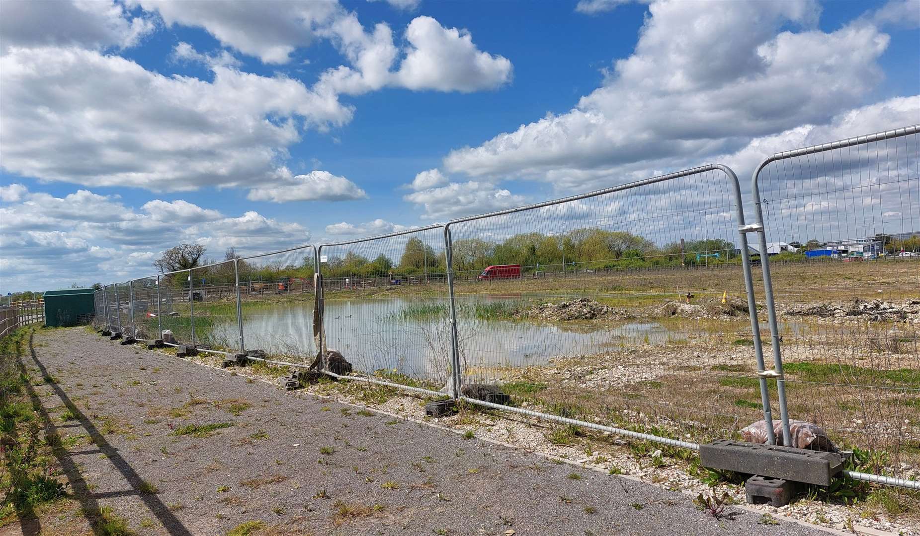 Questions have been raised over how the development will impact a pond on the site
