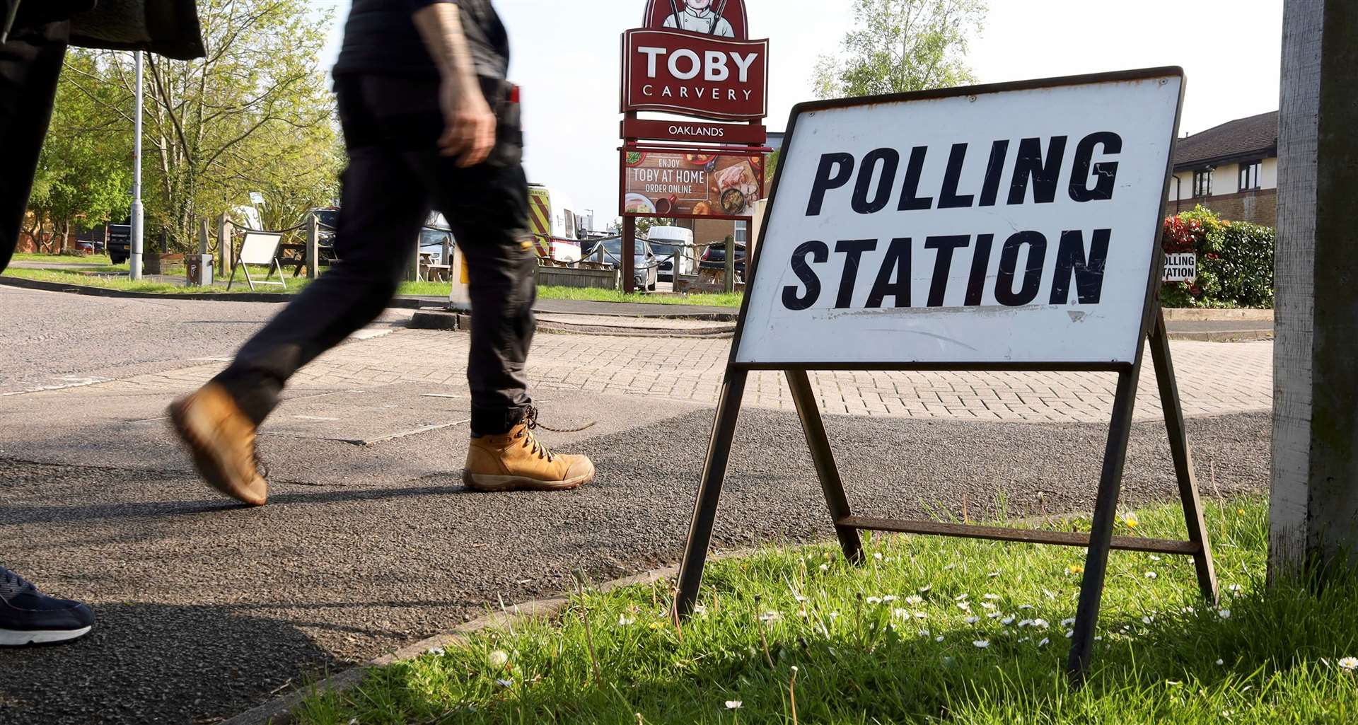 Polling station - local elections in Maidstone and Tunbridge Wells