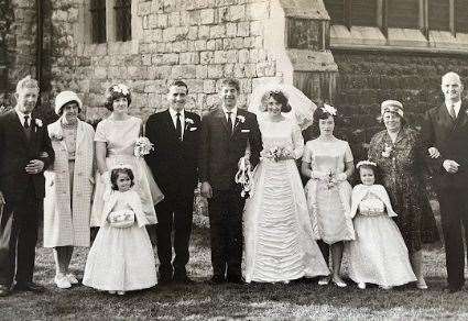 Pam and Ron's wedding in 1965. Picture: Griggs Family
