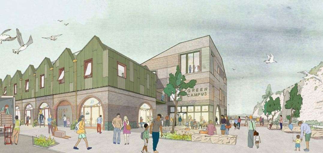 Designs for Ramsgate’s Green Campus project are going on view at a public event. Picture: Thanet District Council
