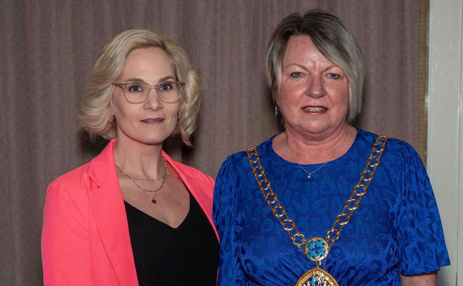 Sittingbourne Carnival chairman Kelly Kay with the Mayor of Swale, Cllr Sarah Stephen. Picture: Kelly Kay