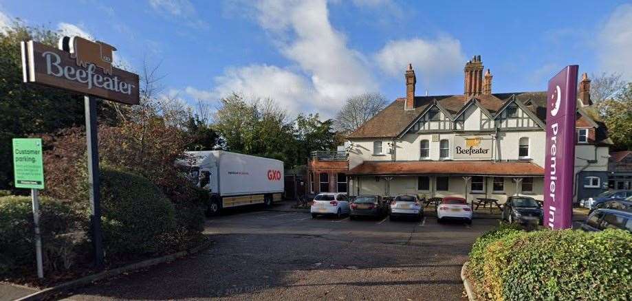 The Woodlands Beefeater in Wrotham Road, Gravesend, faces an uncertain future. Picture: Google