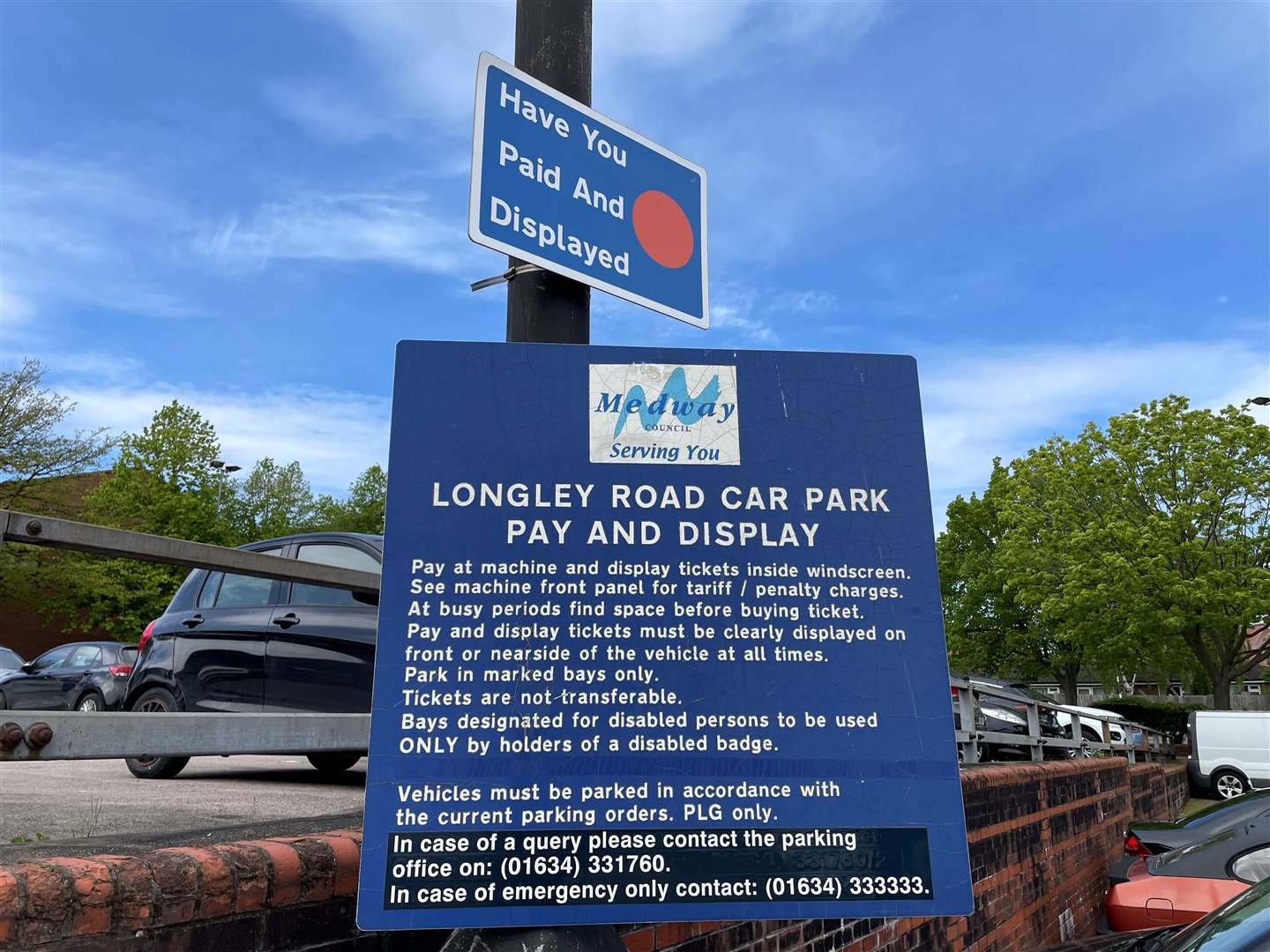 Medway Council has increased its charges at its car parks