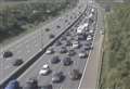 Delays on motorway after crash