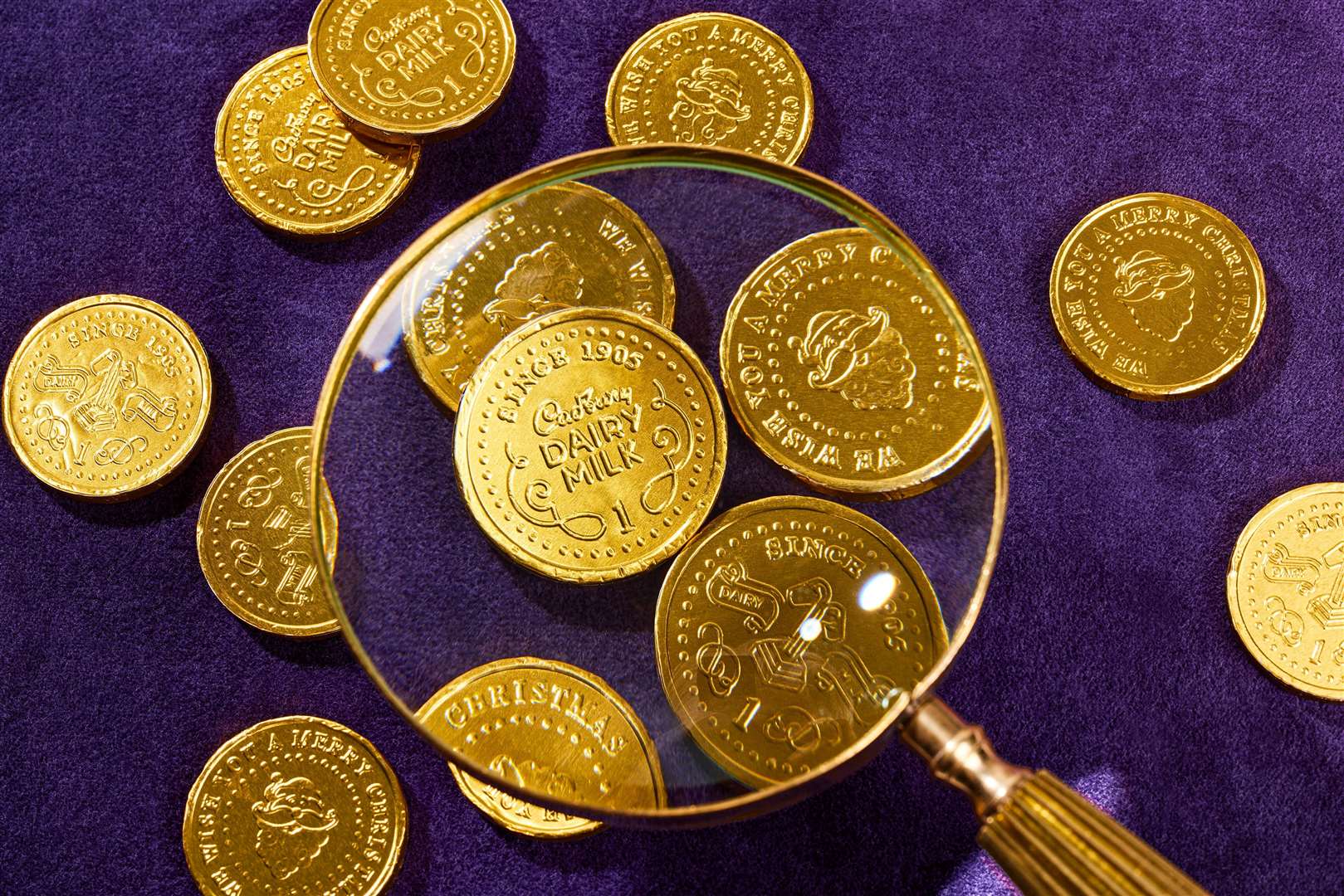 Cadbury chocolate coins made a comeback last Christmas after almost a decade. Image: Cadbury.