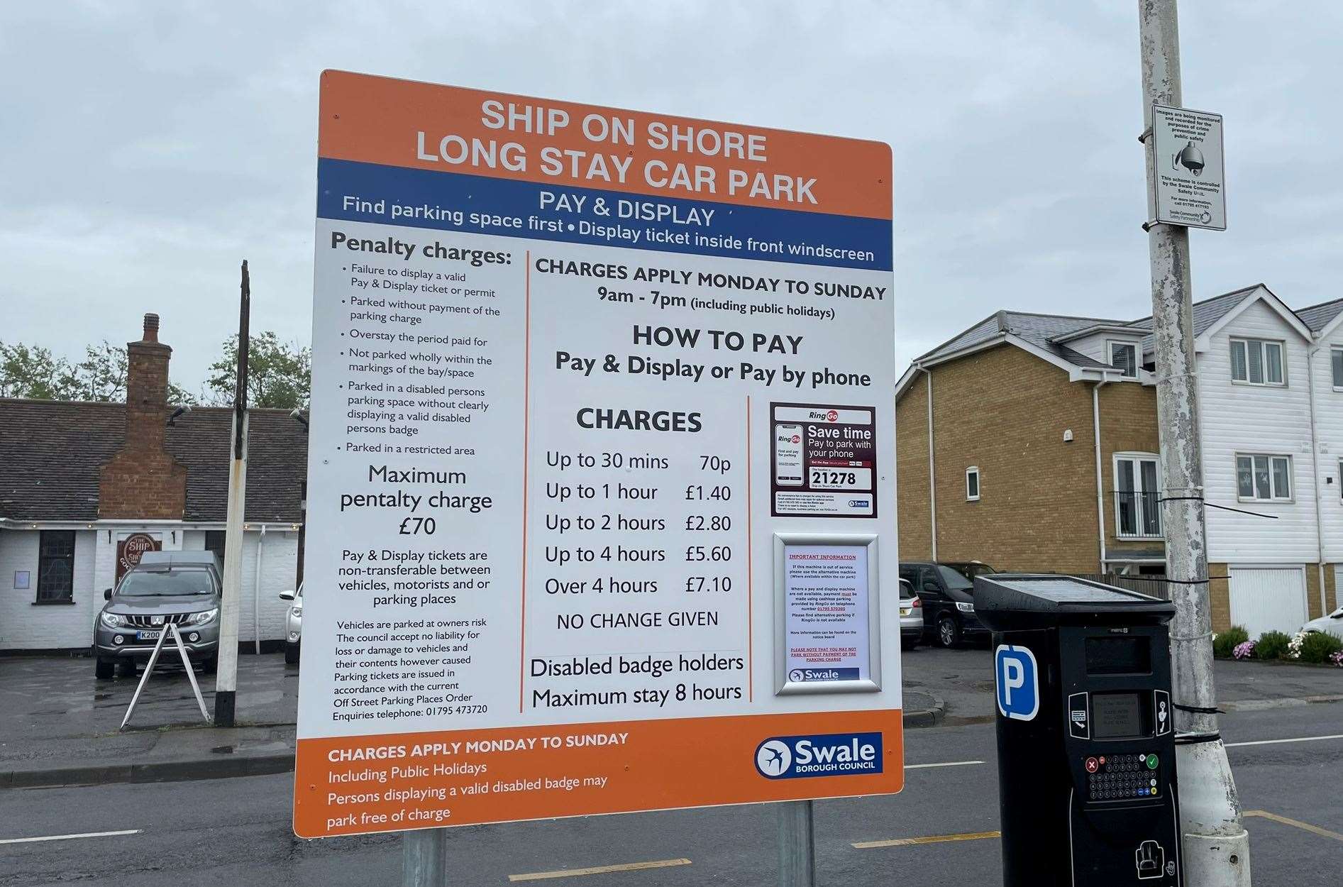 Parking fees were introduced at the Ship on Shore car park in March 2023. Picture: Joe Crossley