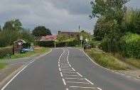 The crash happened in Mark Cross near Mayfield. Picture: Google Street View