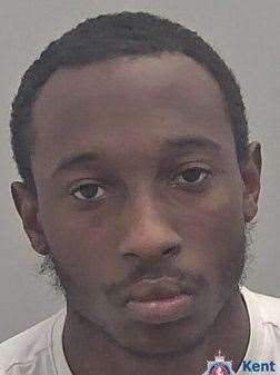 Rimel Hanchard, 22, has been jailed for more than two years. Picture: Kent Police