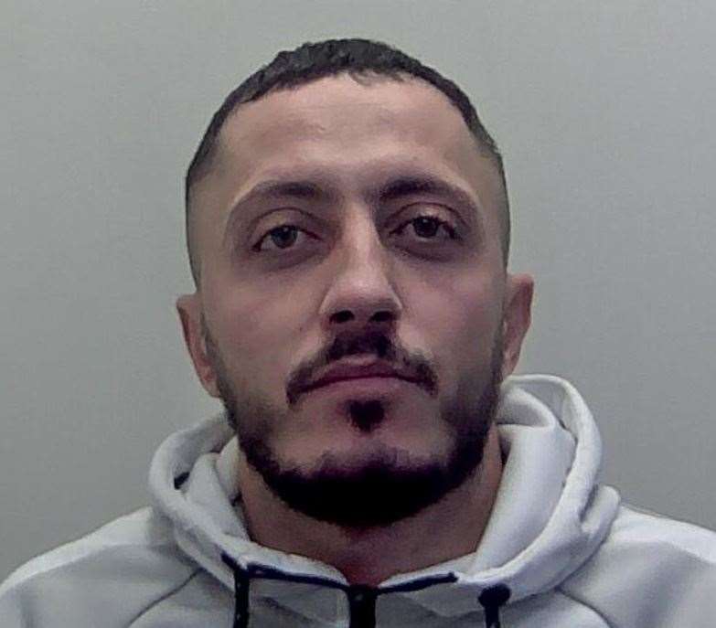 Elson Gjoka, 31, of Station Road, Maidstone admitted multiple counts of burglary. Picture: Kent Police