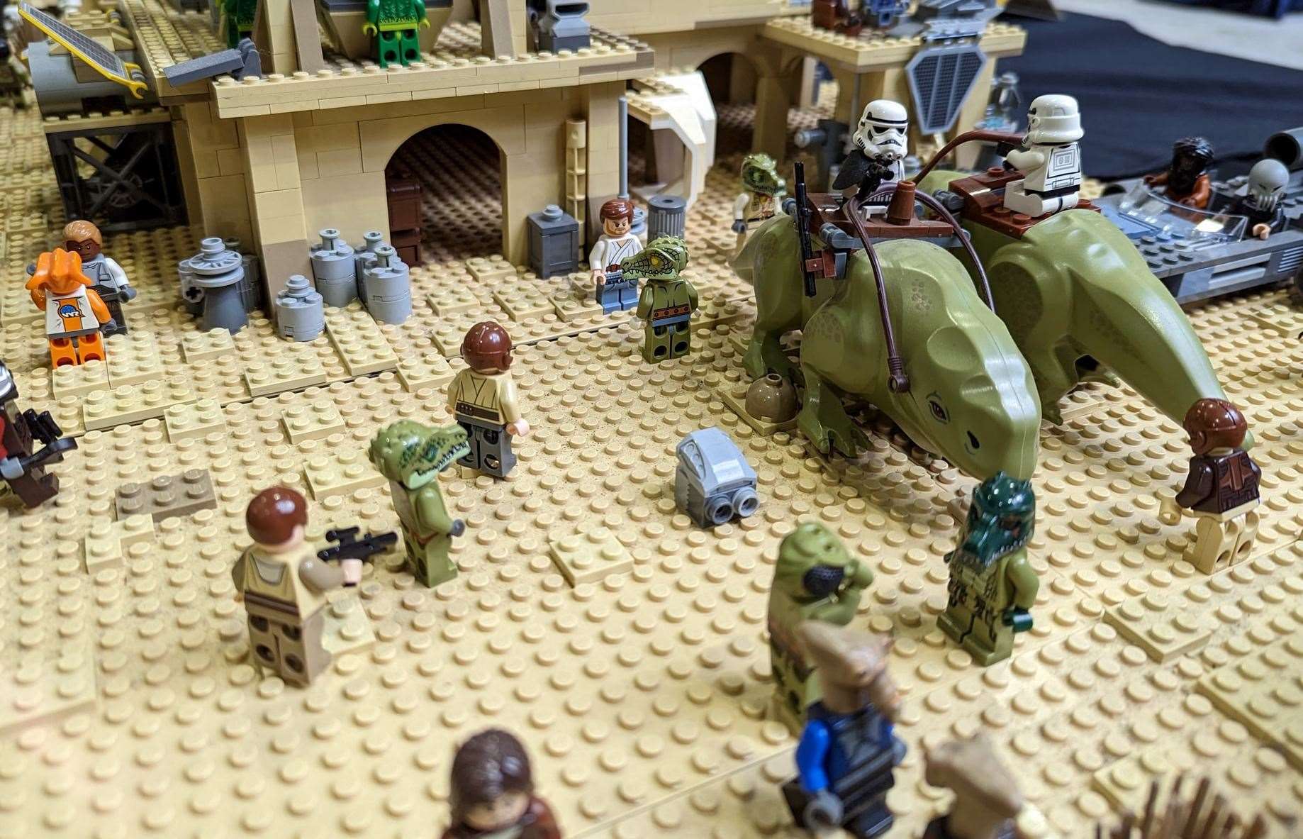 Previous displays have included this Star Wars-themed diorama. Picture: Facebook / Brick Festival