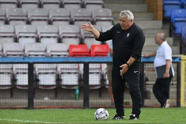 Chatham Town Women's manager Keith Boanas planning to put team through their paces as they plan to bounce back Picture: Keith Gillard