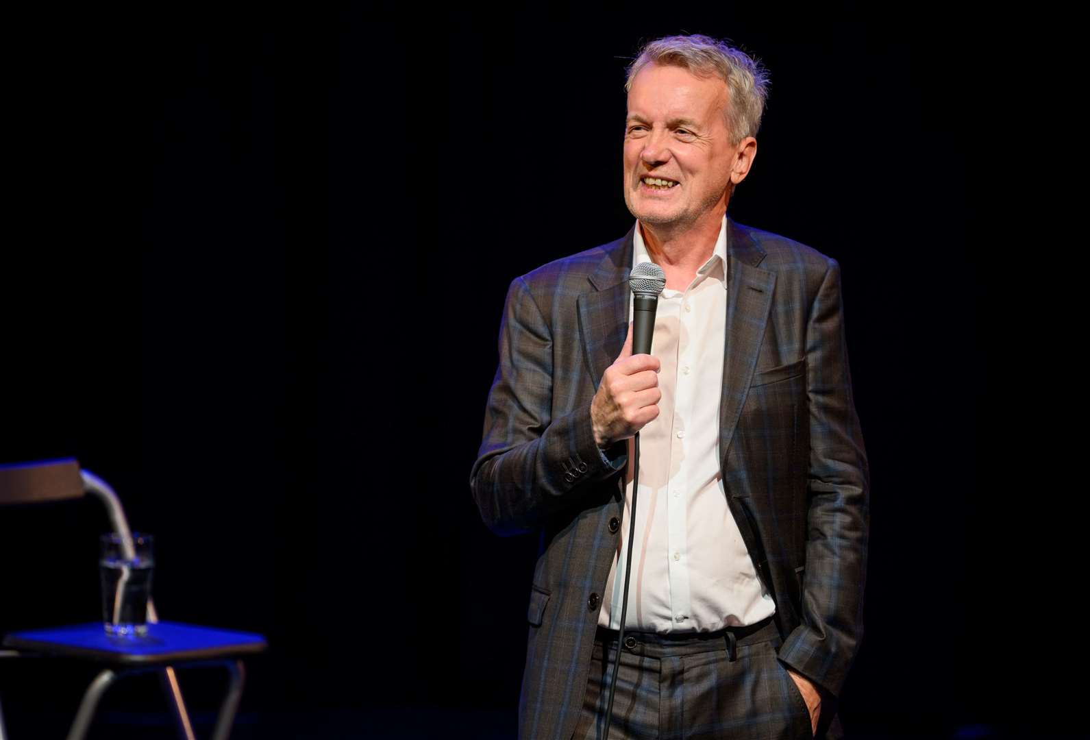 Comedian Frank Skinner brought his new 30 Years of Dirt show to Leas Cliff Hall last week. Picture: David Monteith-Hodge