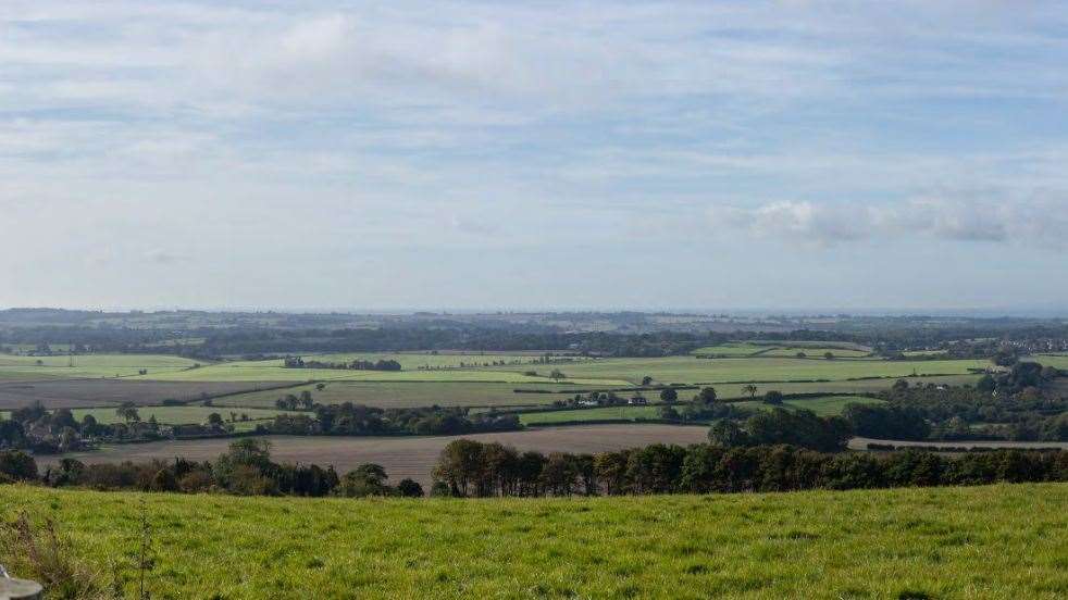 EDF Renewables' plan to build a solar farm near Ashford would have been the size of 190 football pitches. Picture: New Visual Solutions Ltd and Viento Environmental Ltd
