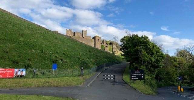 A bonus shot of Dover Castle, taken from the hill into town