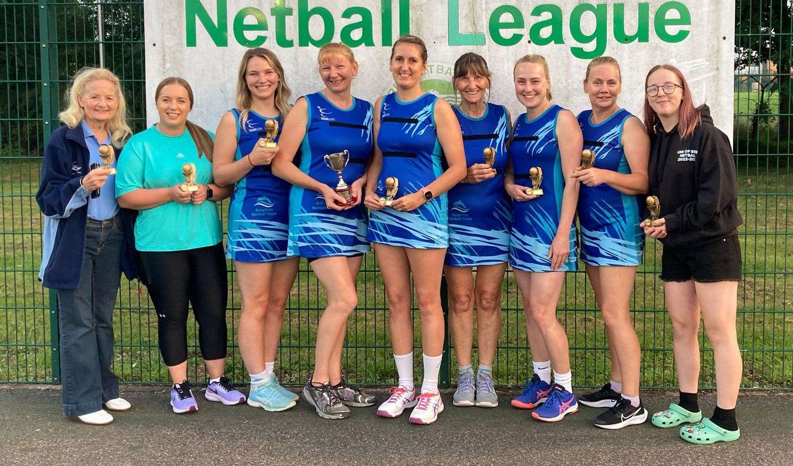 Ashford Netball League summer season First Division winners Dolphins. Picture: Terrie Ireland
