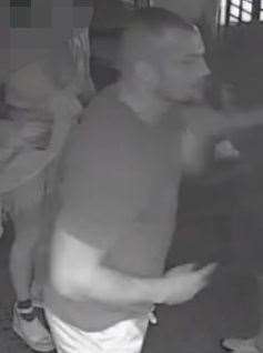 Officers would like to speak to this man after an assault in Oxford Street, Whitstable. Picture: Kent Police