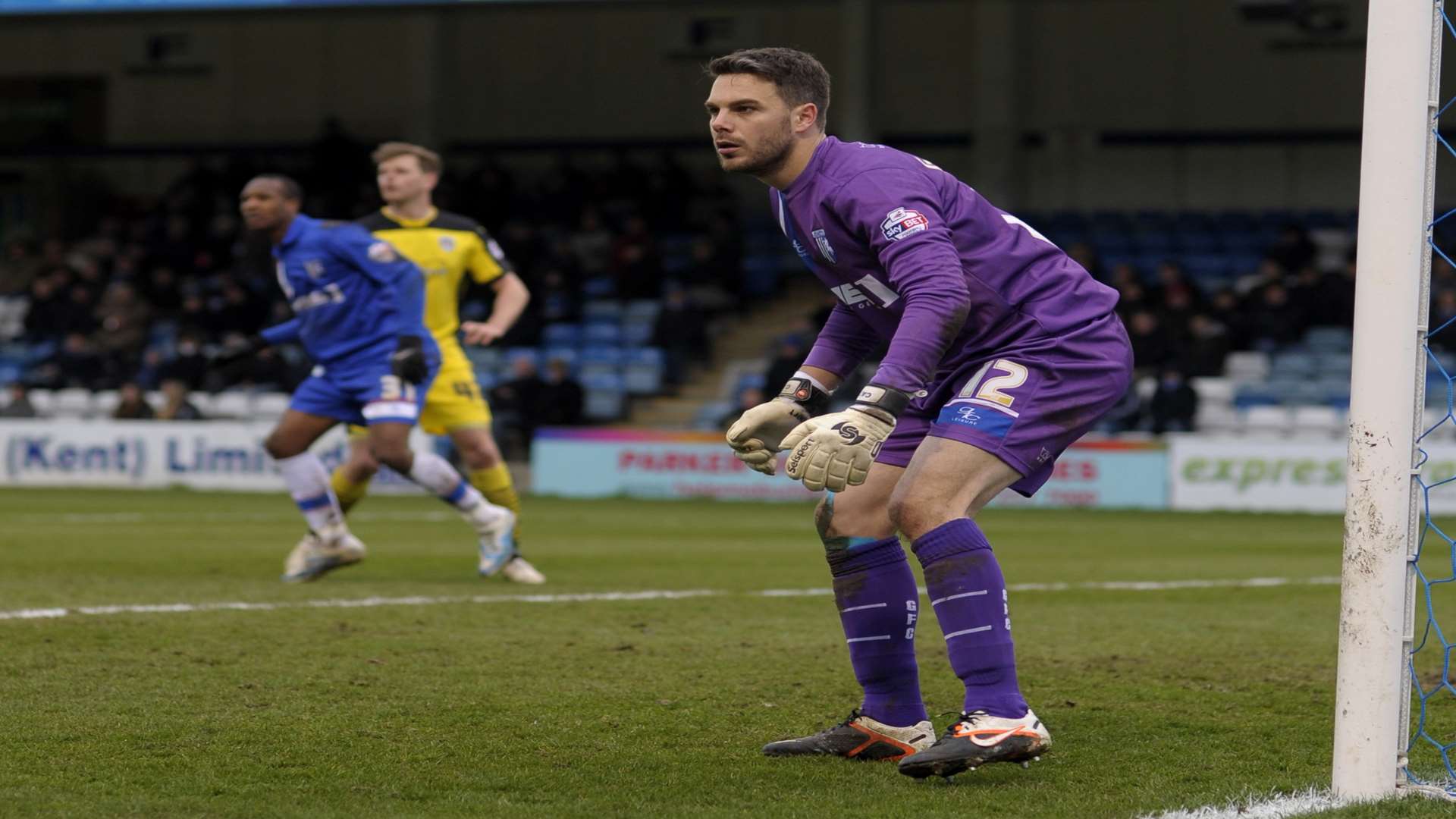 Glenn Morris made his home debut for Gills on Saturday Picture: Barry Goodwin