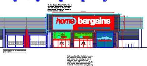 Home Bargains will open in mid-October. Picture TJ Morris Ltd