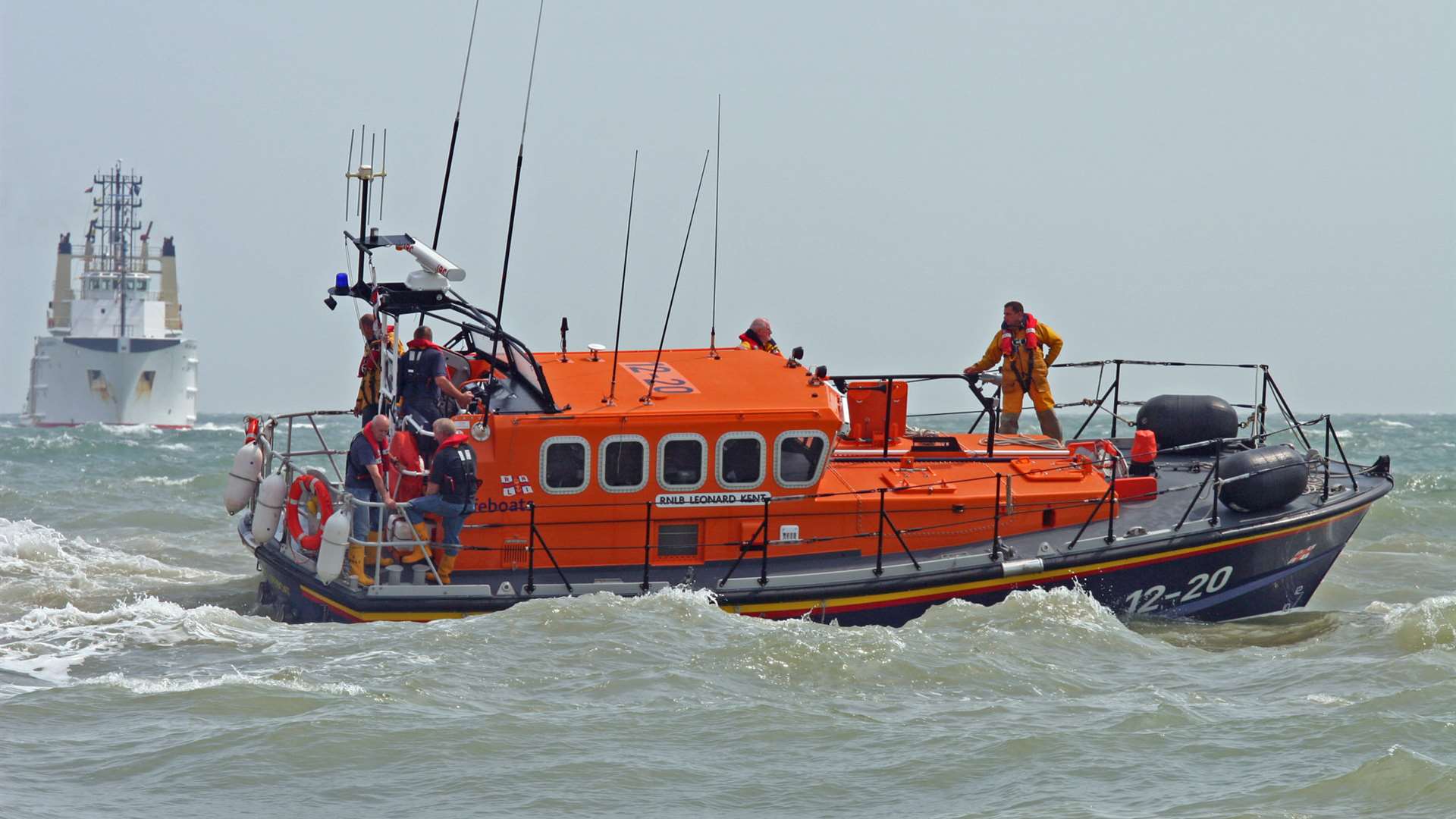The all weather lifeboat. Pic from the RNLI