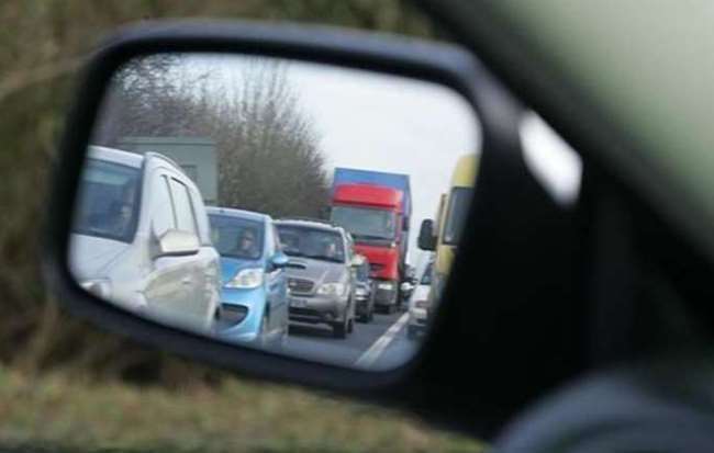 Traffic has been held on the A2 near Darenth and Bean. Picture: Stock