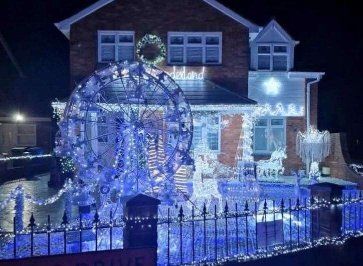 This home in Vectis Drive, Sittingbourne, is raising money for Guide Dogs. Picture: Annika Murphy