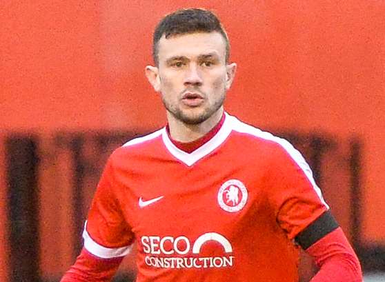 Welling's Jack Parkinson scored the second goal. Picture: Dave Budden