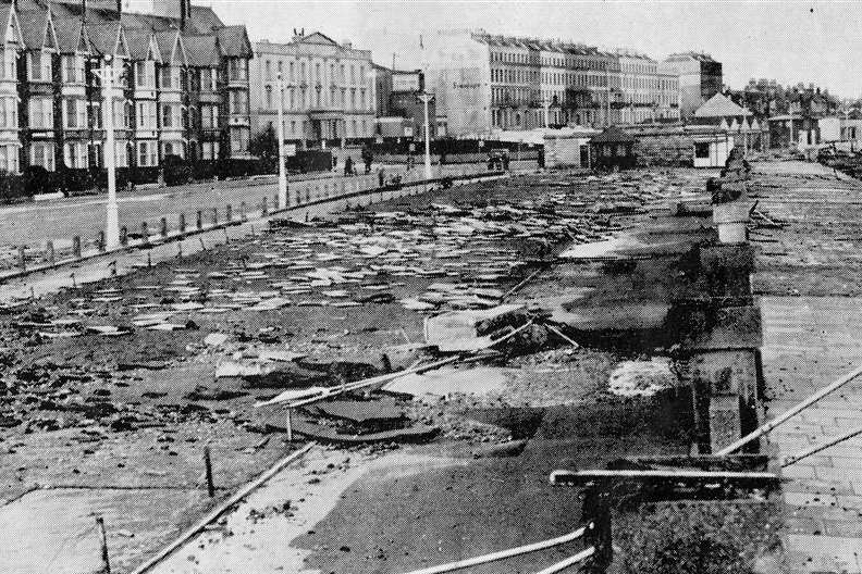 Herne Bay during the 1953 flood