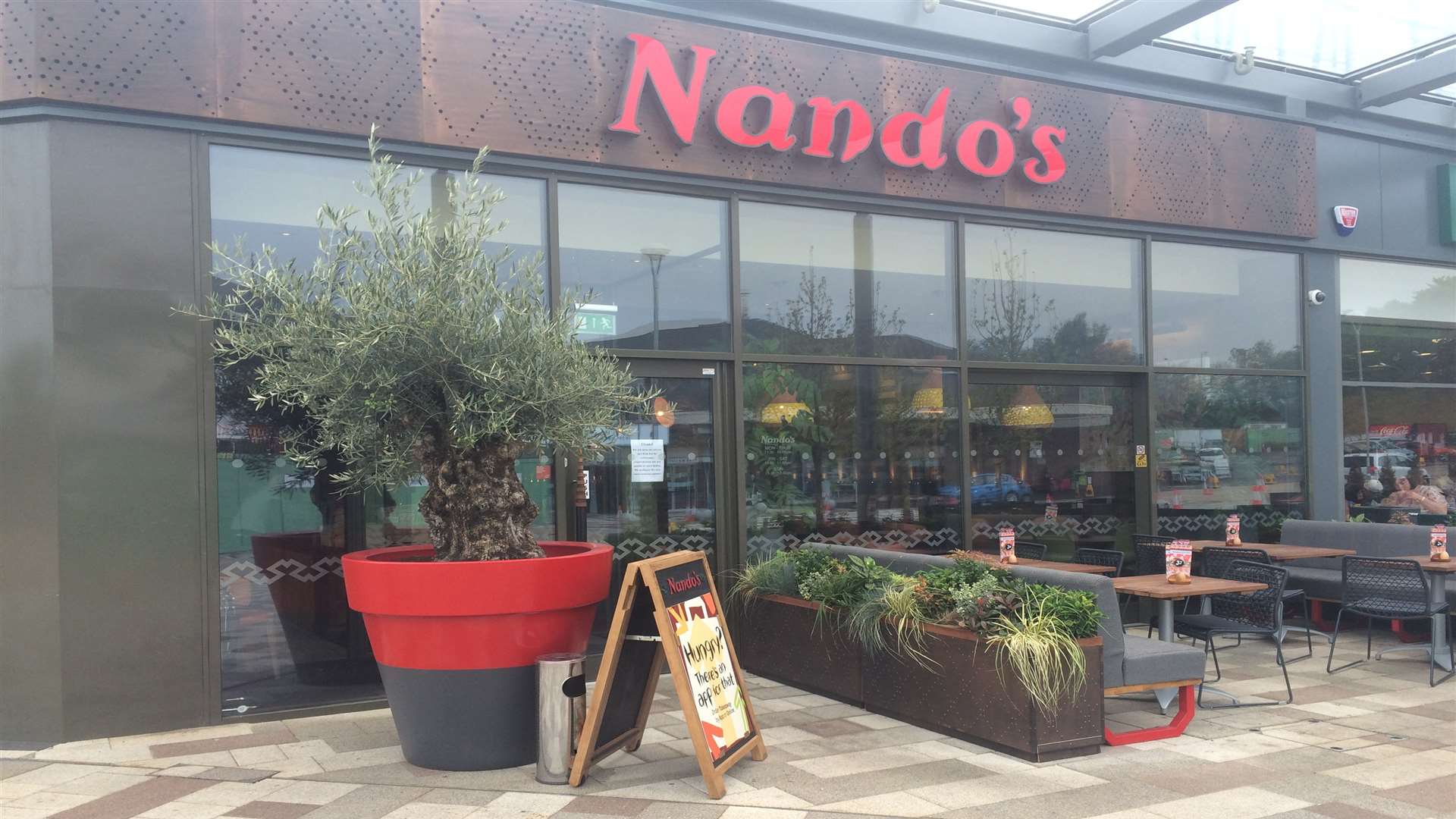 Nandos at Hempstead Valley Shopping Centre.