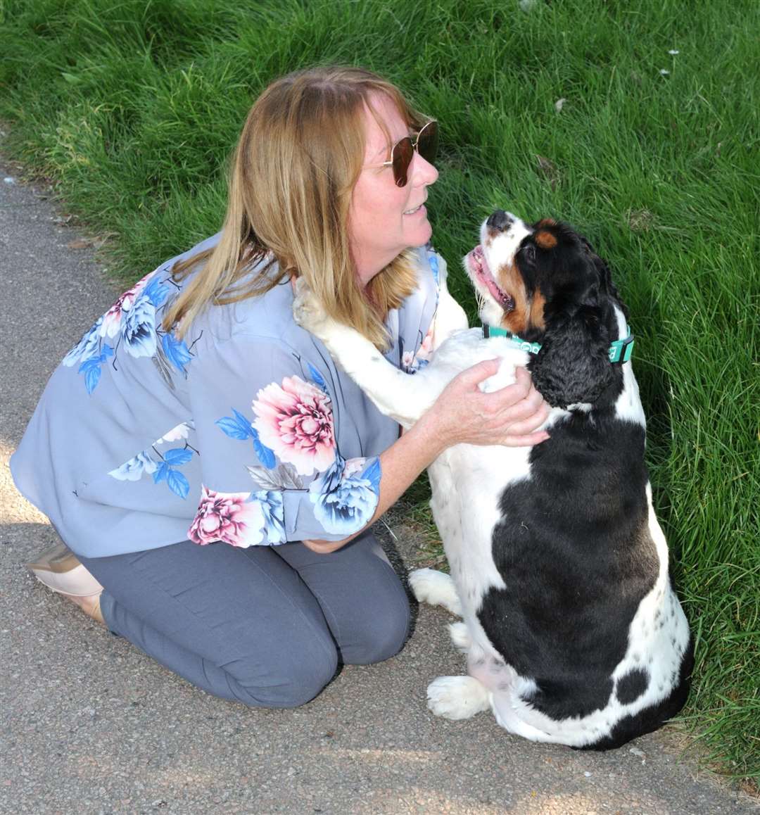 Borris with his owner Annmarie Formoy from Deal in Kent (2305973)