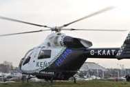 The air ambulance was called to the scene. Stock picture