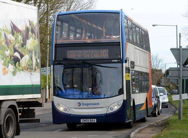 Passengers are making fewer bus journeys in Kent