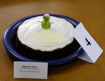 The delicious sproutcake - picture: Mike Burton Phillipson