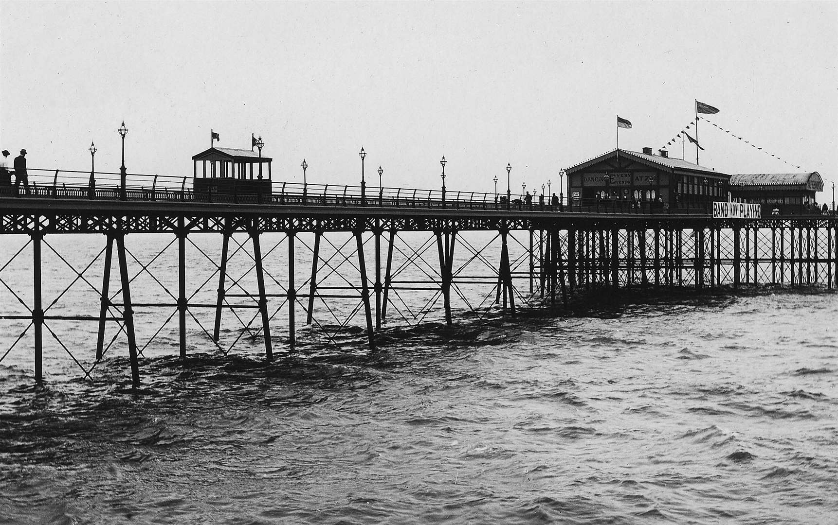 The old Ramsgate Pier...it had a short life but you can still see where it stretched into the sea. Picture: Ralph Hoult