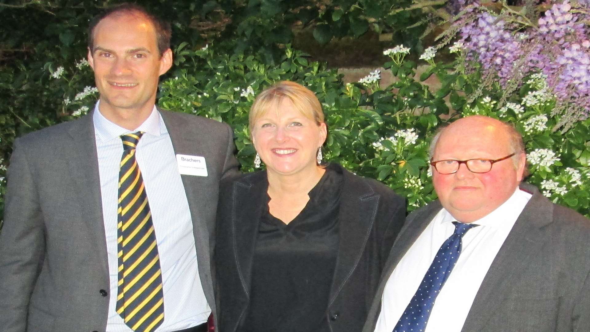 From left, partner Christopher Eriksson-Lee, managing partner Jo Worby and retiring partner Simon Palmer