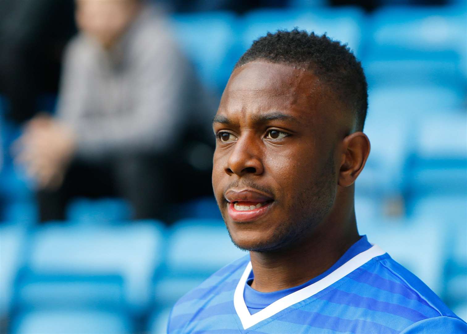 Midfielder Franck Moussa doing his pre-season at Gillingham this summer