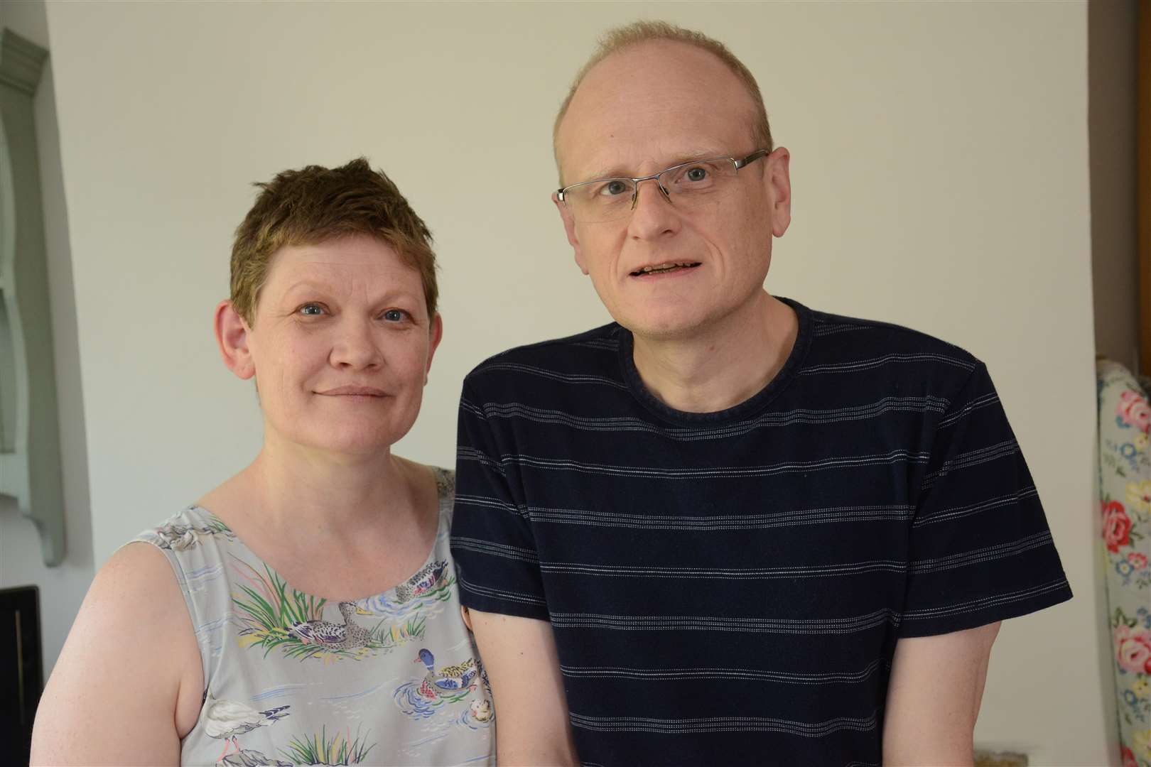 Katy and Mark Styles who are having to reapply for Pip despite Mark suffering from motor neurone disease