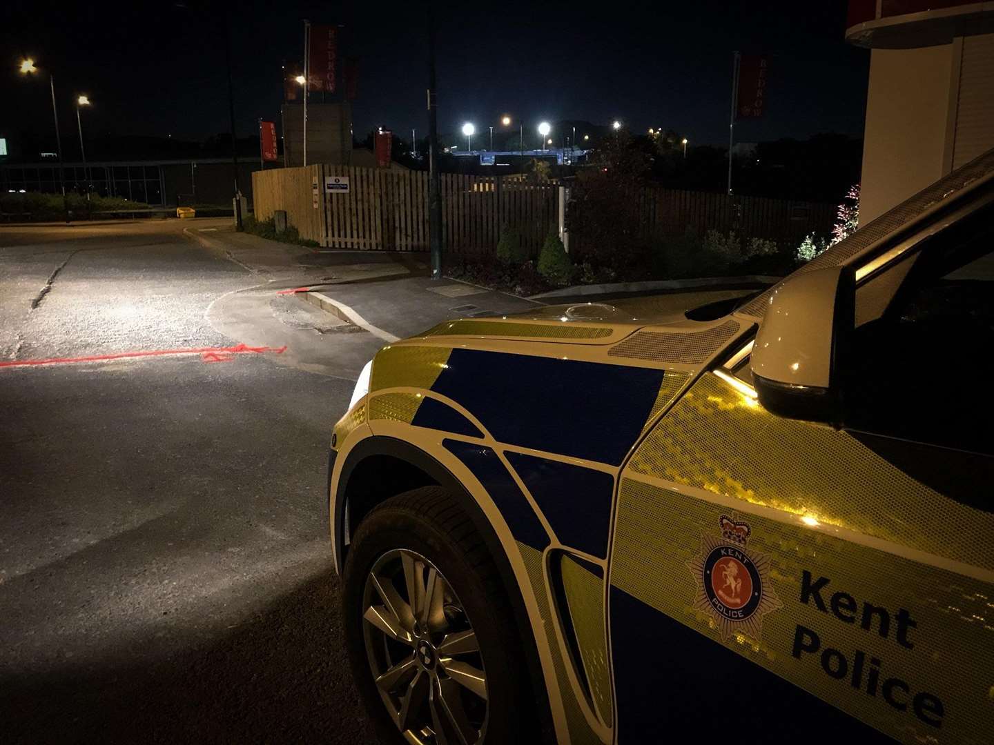 Police officers were called to reports of people trying to steal JCBs. Picture: Kent Police RPU