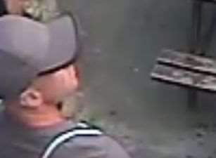 Police have released CCTV footage of a man they want to speak to about a burglary at the Diver's Arms.