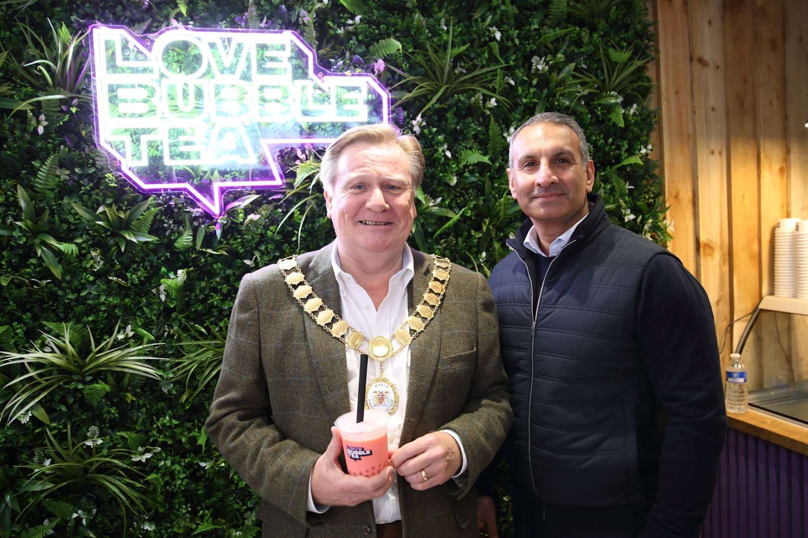 From left: Cllr Paul Cutler and owner Gurjit Randhawa. Picture: Sarah Knight