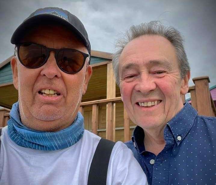 Gone Fishing star Paul Whitehouse was spotted filming in Tankerton. Picture: John Wells