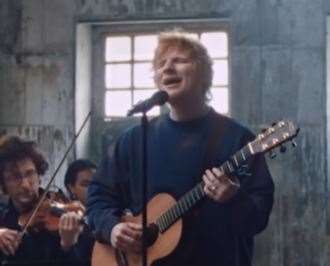 Ed Sheeran filmed his music video at the Historic Dockyard, in Chatham. Picture: Ed Sheeran (@teddysphotos)