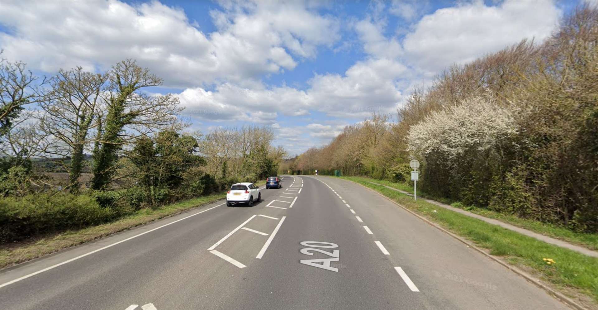 Two fire engines were called to Gorse Hill in Dartford. Picture: Google