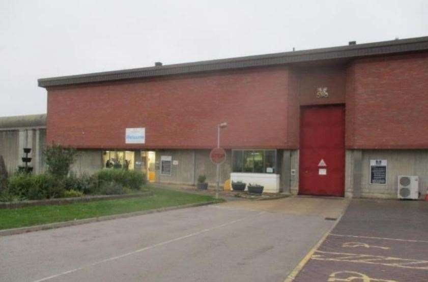 Entrance to HMP Swaleside on the Isle of Sheppey