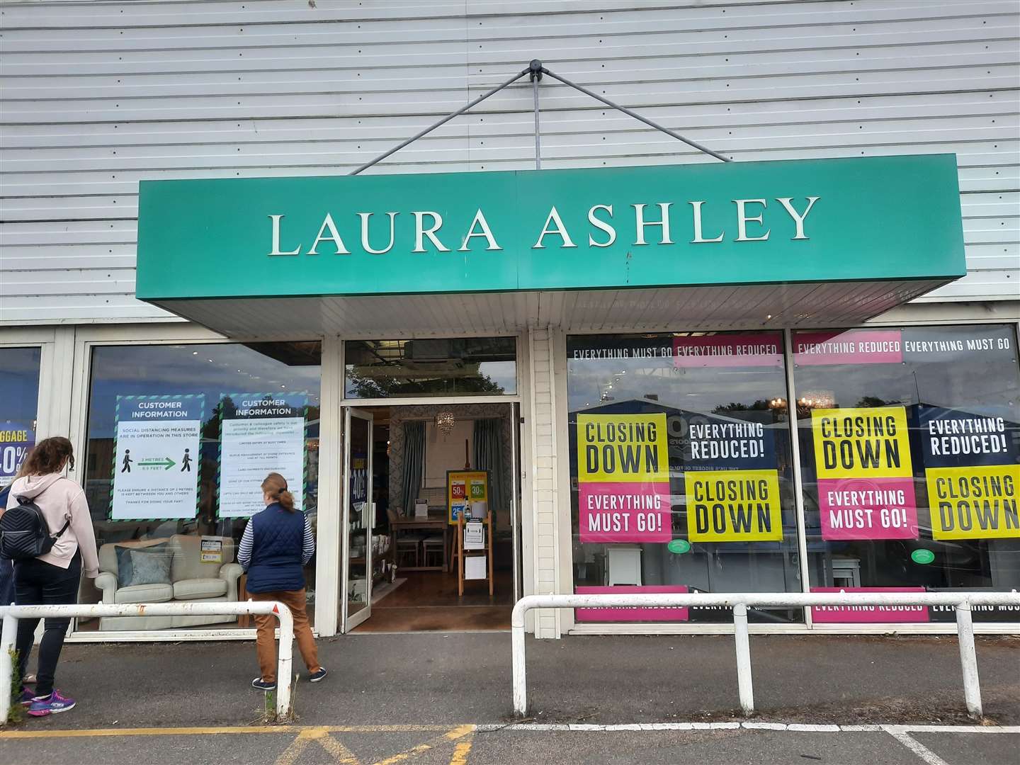The Laura Ashley in the Wincheap Trading Estate launched its closing down sale today