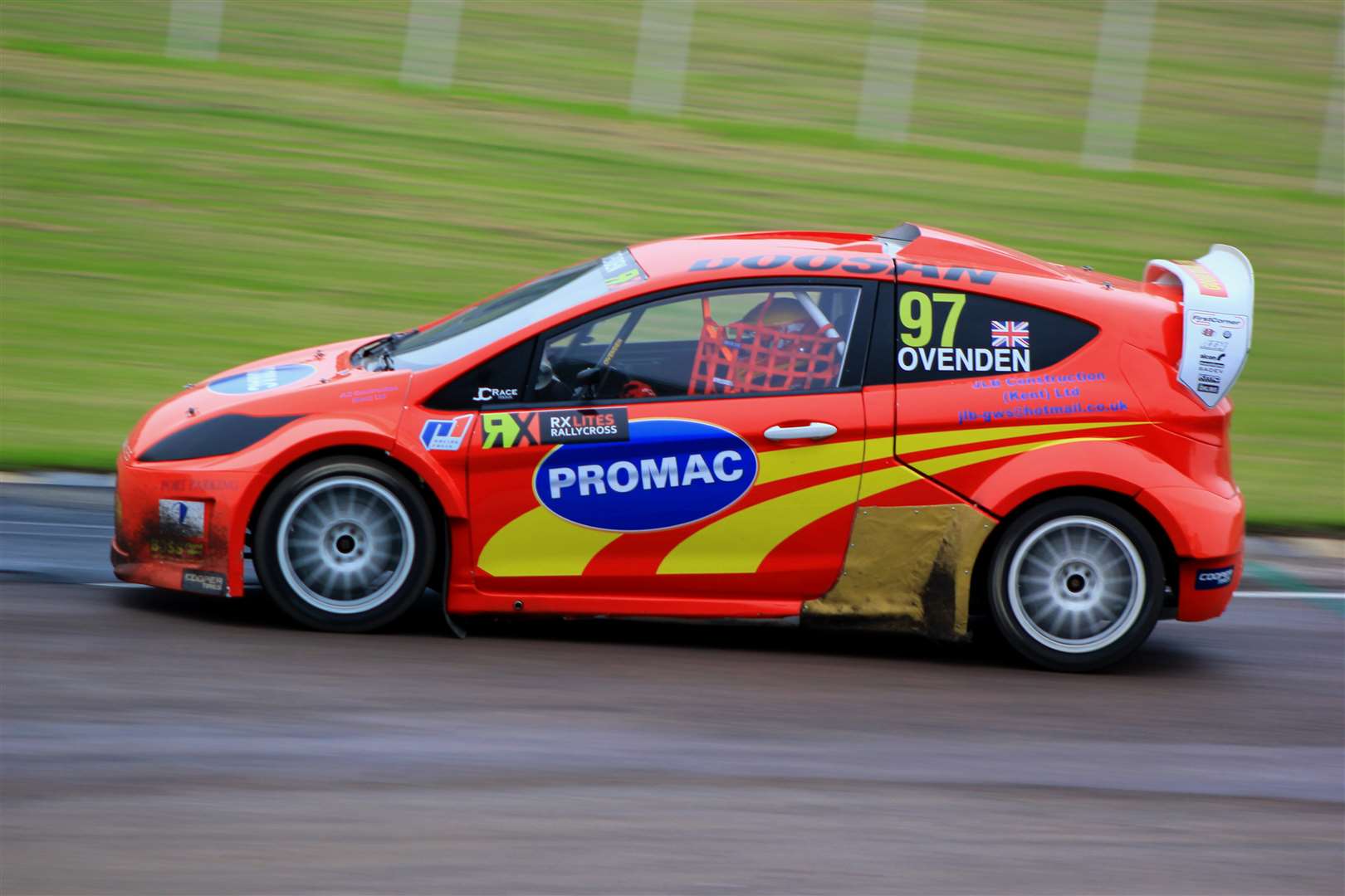 Canterbury's Tristan Ovenden is 12th in RX Lites. Picture: Joe Wright