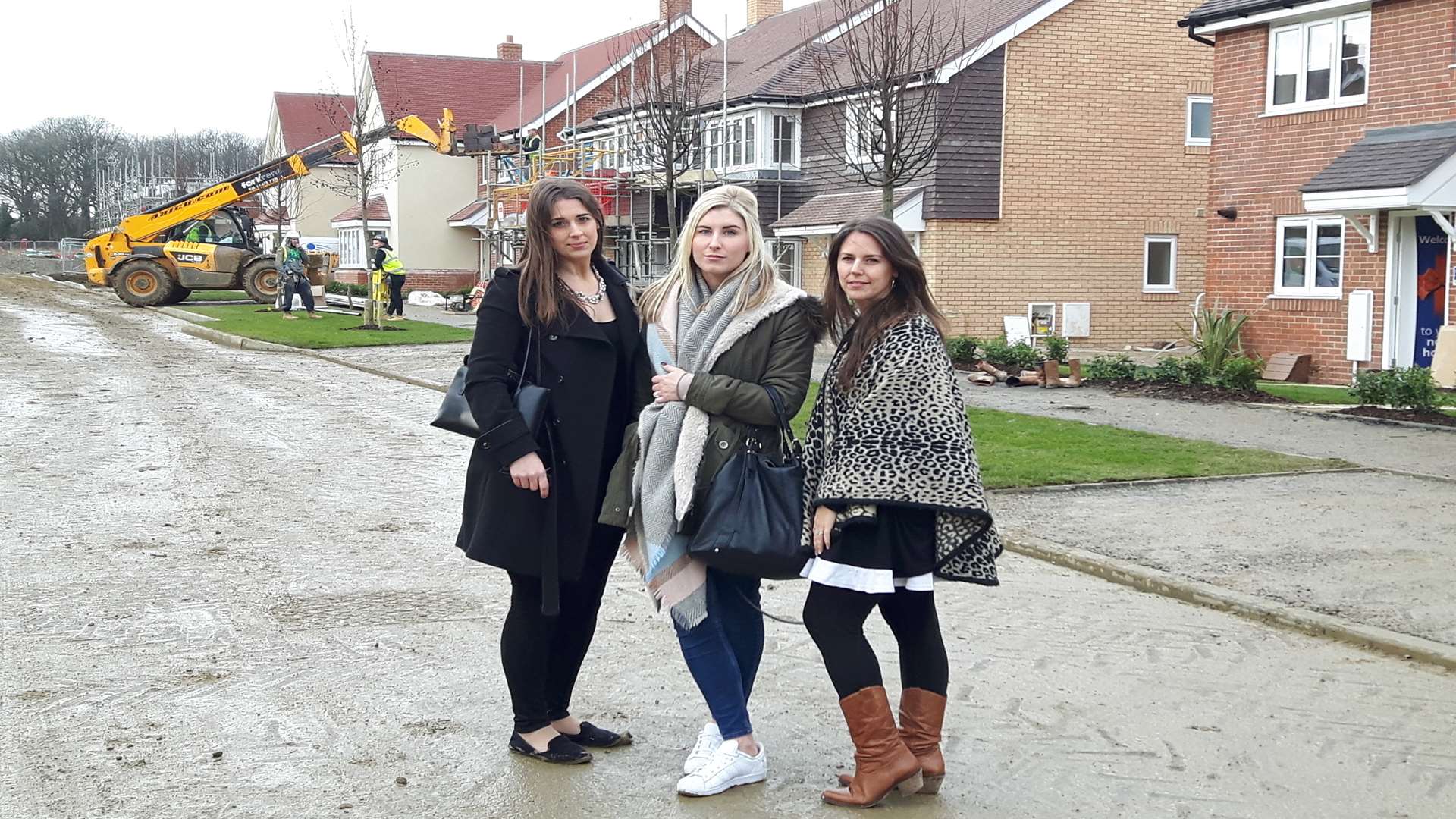 Helen Batt, Kelly Terry and Michelle Brown all had to delay plans to move into Bovis Homes at the last minute