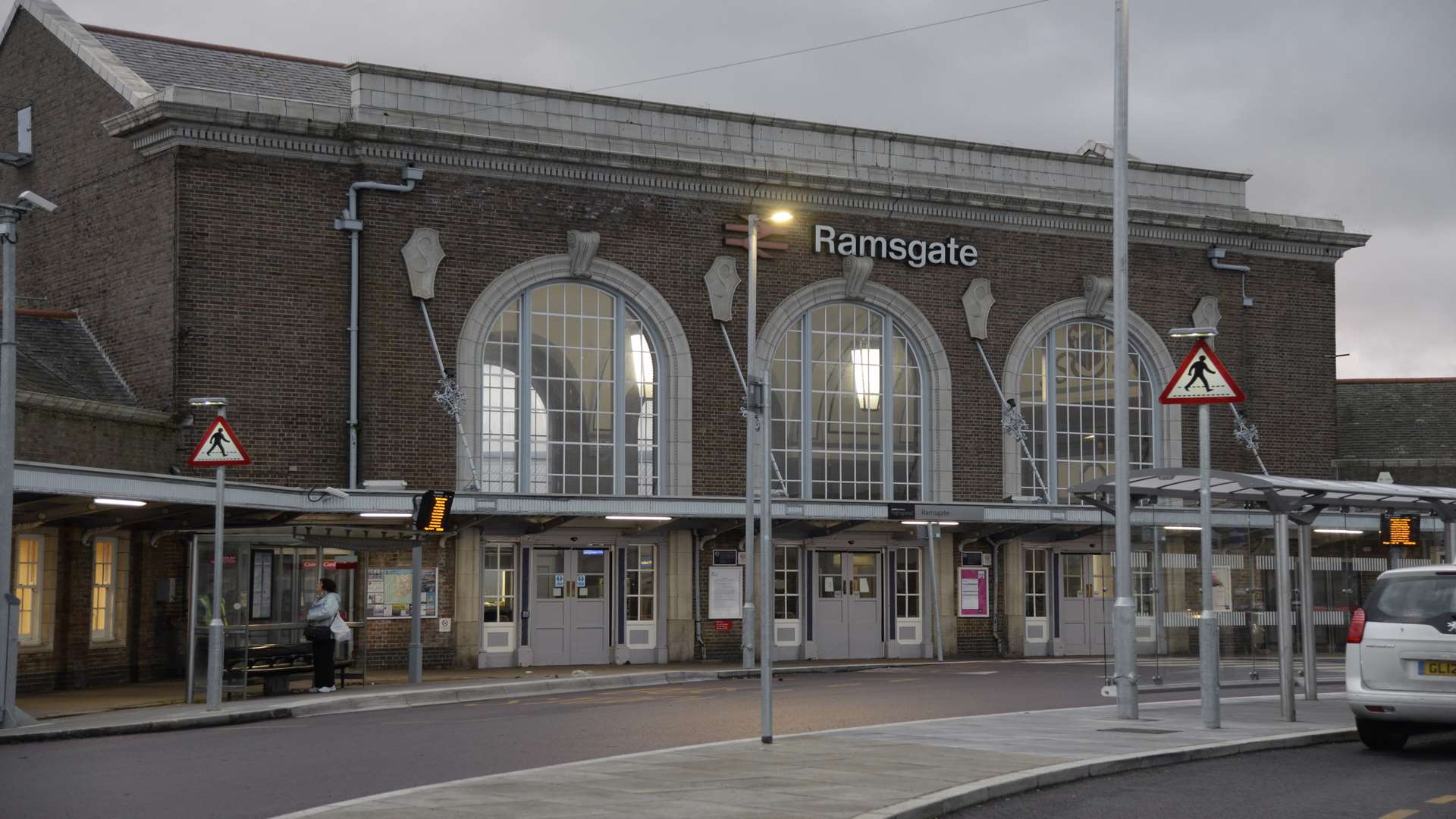 Ramsgate railway station where the incident took place.